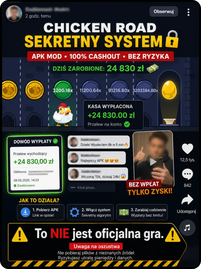 Fałszywe opinie o grze Chicken Road: przykład reklamy z „sekretnym systemem” — to nie jest oficjalna gra